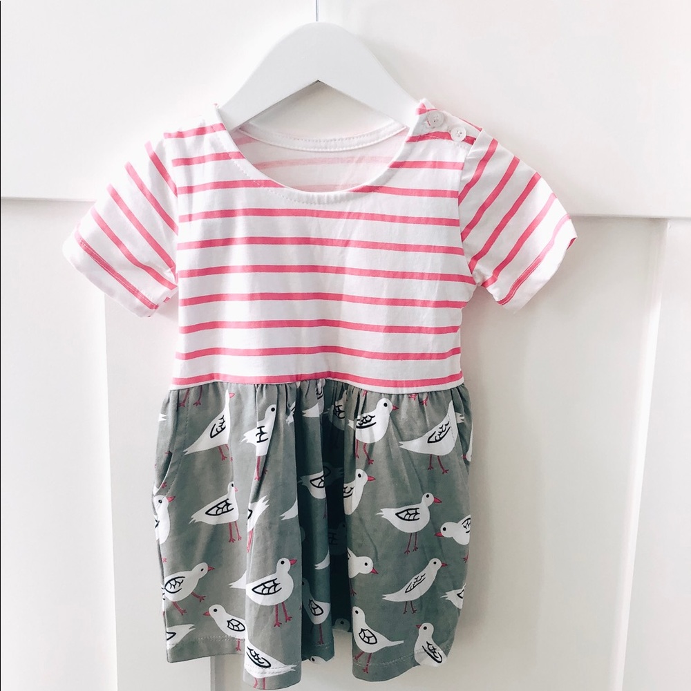 Baby Mixed Print Dress